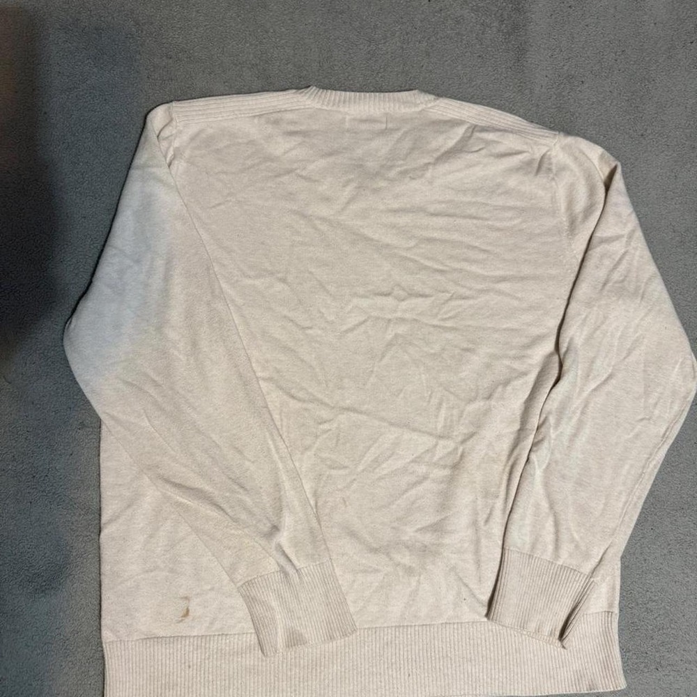 Banana Republic cream v-neck sweater | minimal - Picture 5 of 5